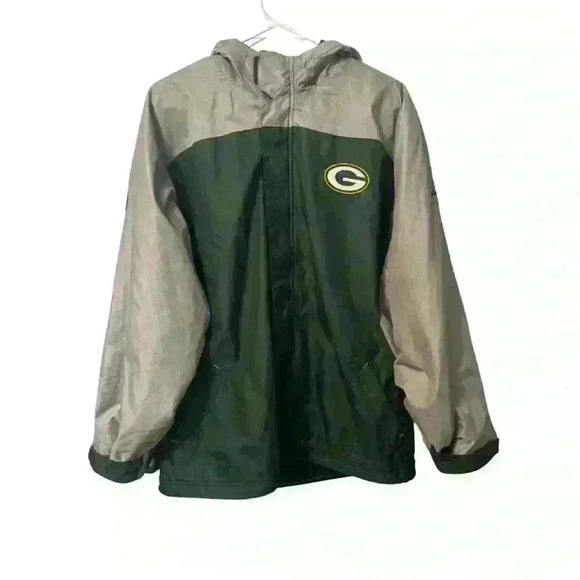 NFL On the Field Green Bay Packers Reebok Fleece Lined Coat - Picture 1 of 11